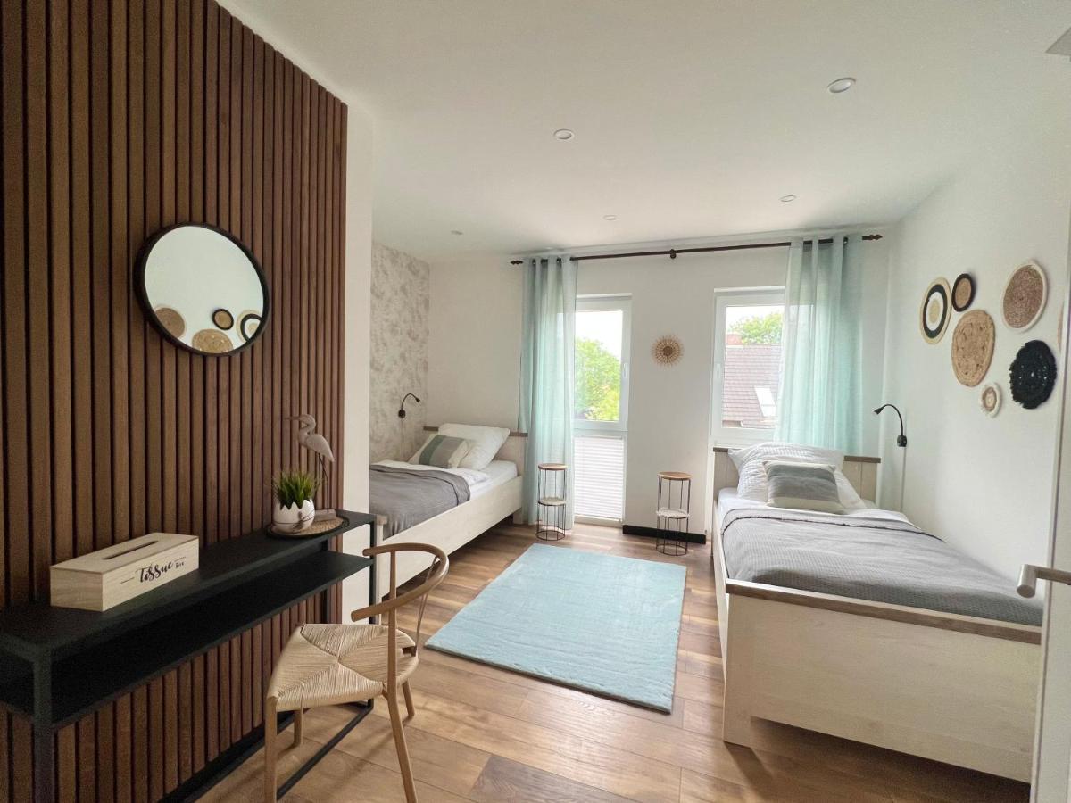 Grosse Wohnung Wellness + Sauna + Netflix Petershagen Dış mekan fotoğraf